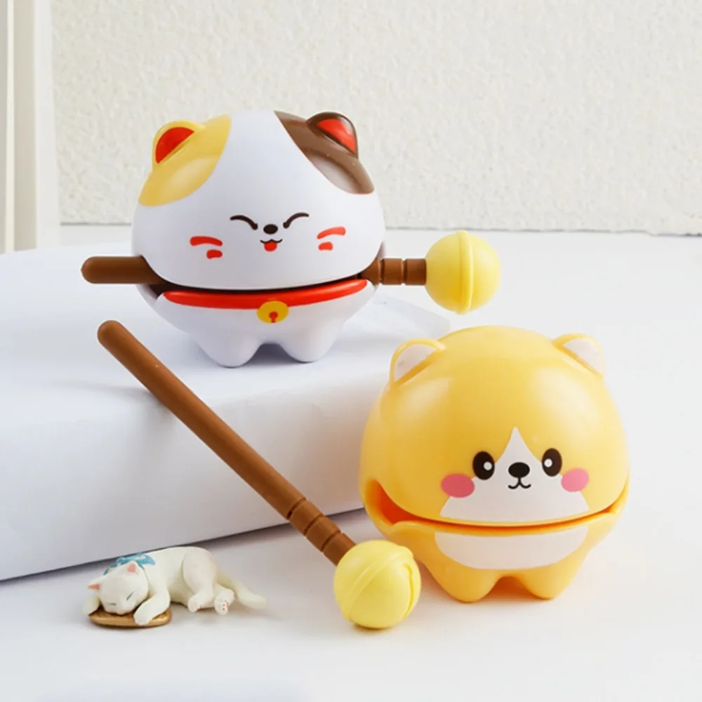 

Animal Shape Capybara Small Wooden Fish Percussion with Mallet Strike Toys Ornaments Lucky Cat Cute Percussion Instrument