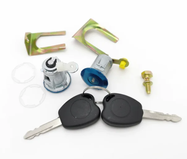 

Lock Cylinders set for Geely Panda / Global Eagle GX2 Ignition Switch Lock Cylinder Door Lock Cylinder Anti-Theft Lock Cylinder