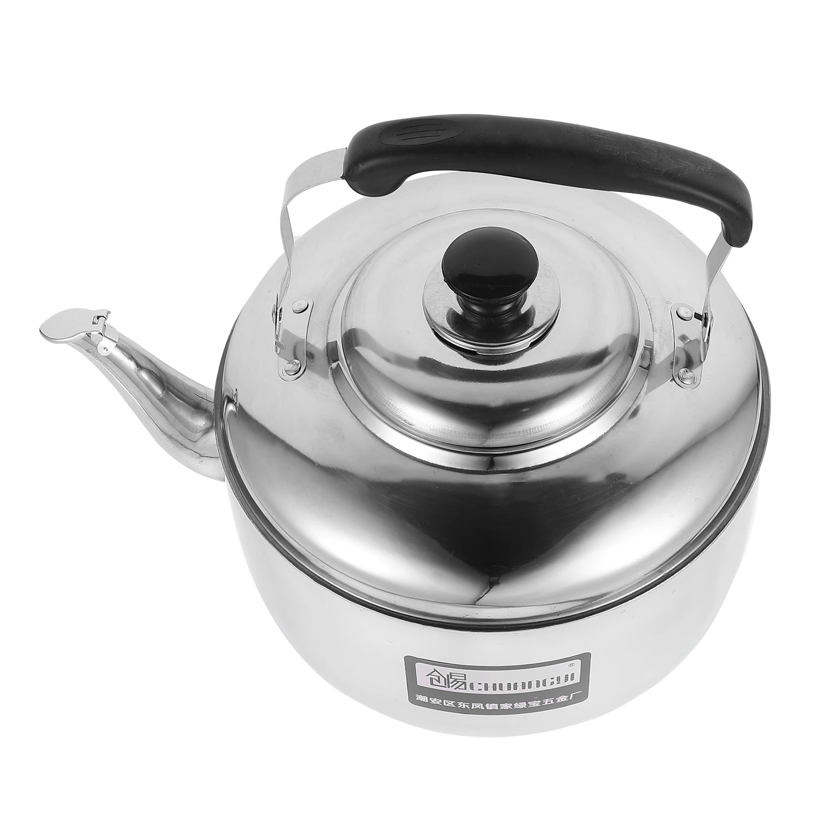 

Large Teapot Silver Chirping Kettle Pots Stovetop Stainless Steel High Capacity
