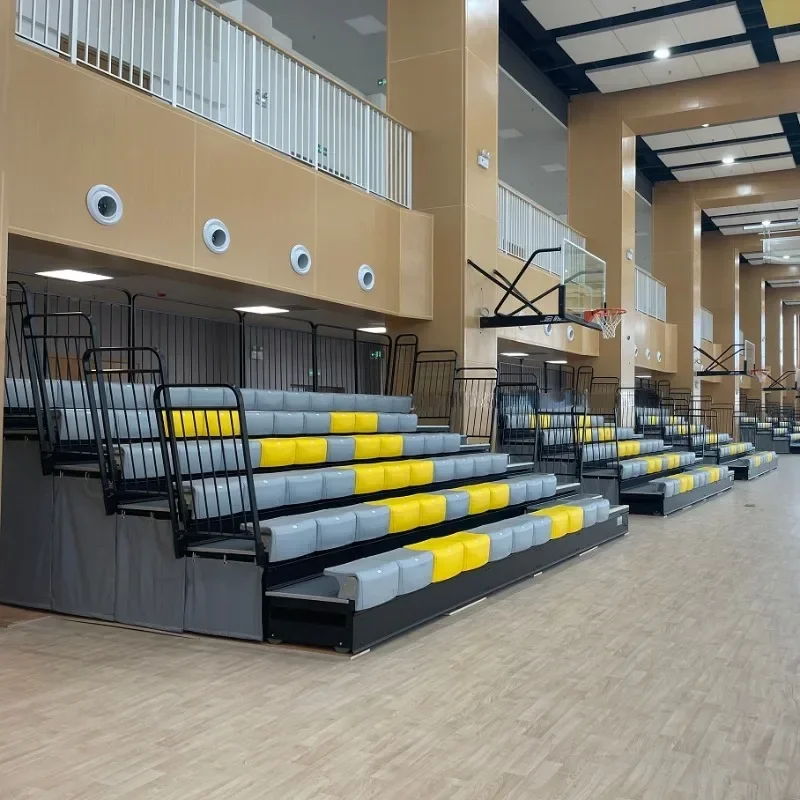 

School Basketball Stadia Ball Games Retractable Chair Bleacher