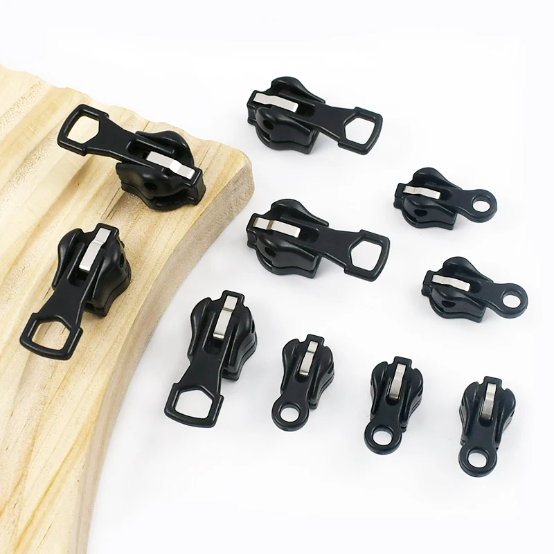 

5-50Pcs 3# 5# Universal Zipper Head for Nylon Metal Resin Zip Luggage Zips Slider Clothing Zippers Repair Kit Sewing Accessories