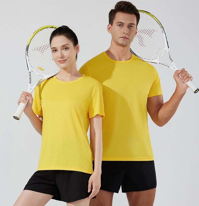 Promotion Multicolor Quick Dry Short Sleeve Sport T Shirt Training Running T-Shirt Sportswear Marathon Clothes Fitness Gym Shirt