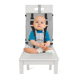 Folding Baby Food Chair Bag para produtos do bebê, mãe e bebê loja, assento infantil, cinto de segurança, comendo cinto de jantar