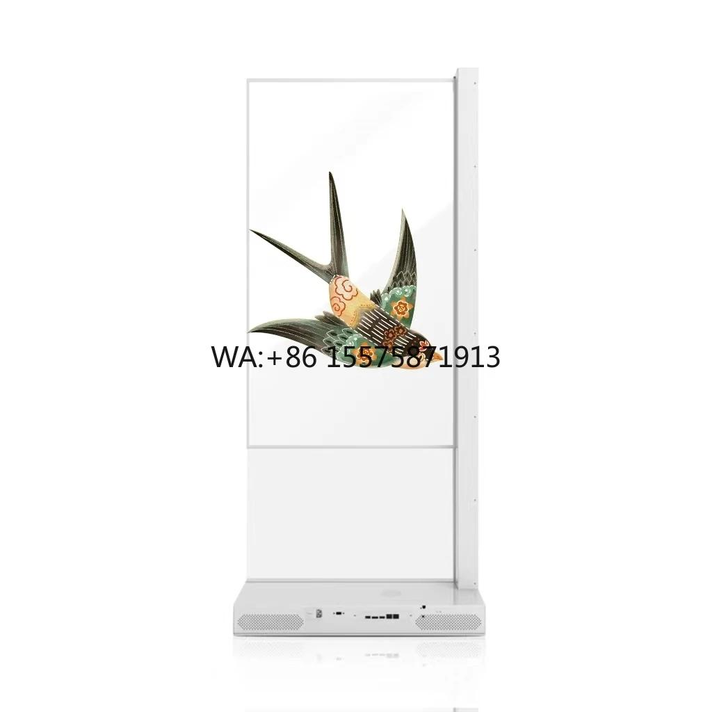New High Quality Transparent 2024 Hologram Billboard Selling 3D Giant Recommend 55-Inch Floor Stand Indoor OLED Display