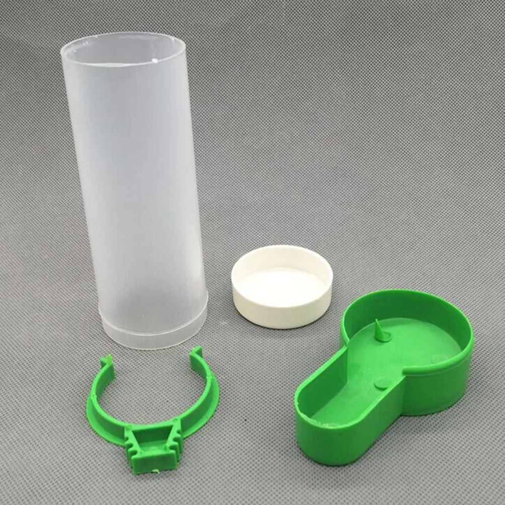 

5pcs Feeder Automatic Plastic Feeding Bowl For Cage Birds Automatic Bird Feeder No Mess Easy Clean Refill Professional Use