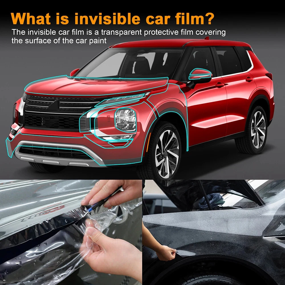 

Защитная пленка из ТПУ 8,5 мил для кузова Mitsubishi Outlander 2023-UP, прозрачная, устойчивая к царапинам, с возможностью индивидуальной нарезки, комплект PPF