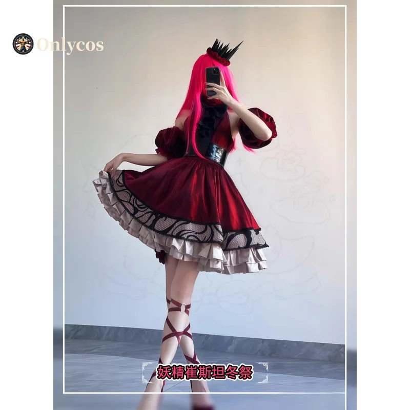 

FGO Fairy Knight Tristan (версия зимнего фестиваля) Косплей Костюм Милая Униформа Onlycos