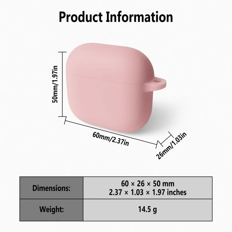 Silikonkapseln 4, Schutzhülle mit Karabiner (Rosa)