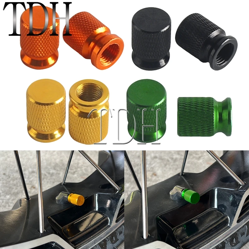 

Schrader Valve Auto Tire Valve Wheel Stem Air Valve Dust Covers For Harley Sportster XL 1200 883 Touring Dyna Softail Street Bob