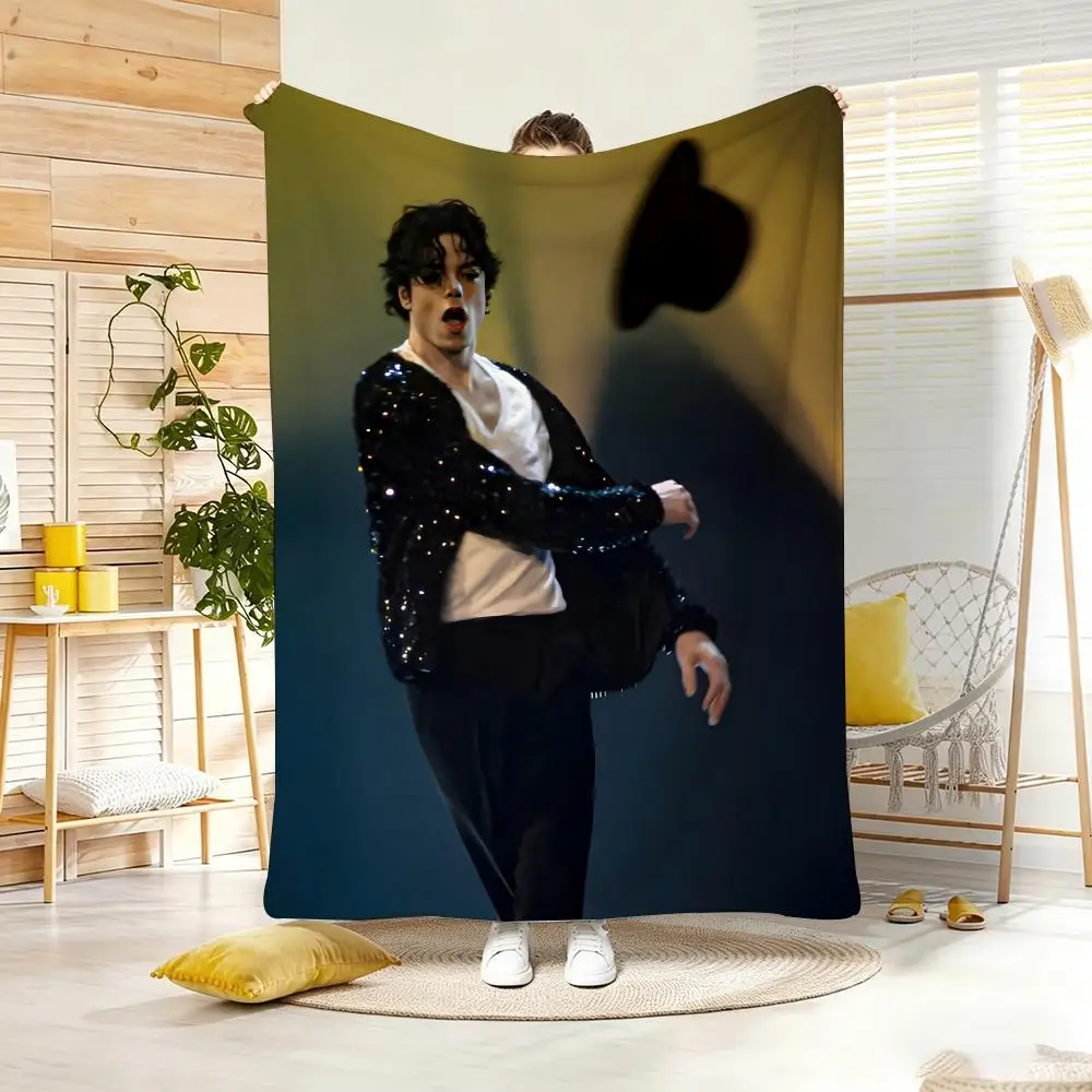KPop M-Michael Jackson leichte 240g Flanelldecke, weich, hautfreundlich für die Sommerkühlung – Detail 6
