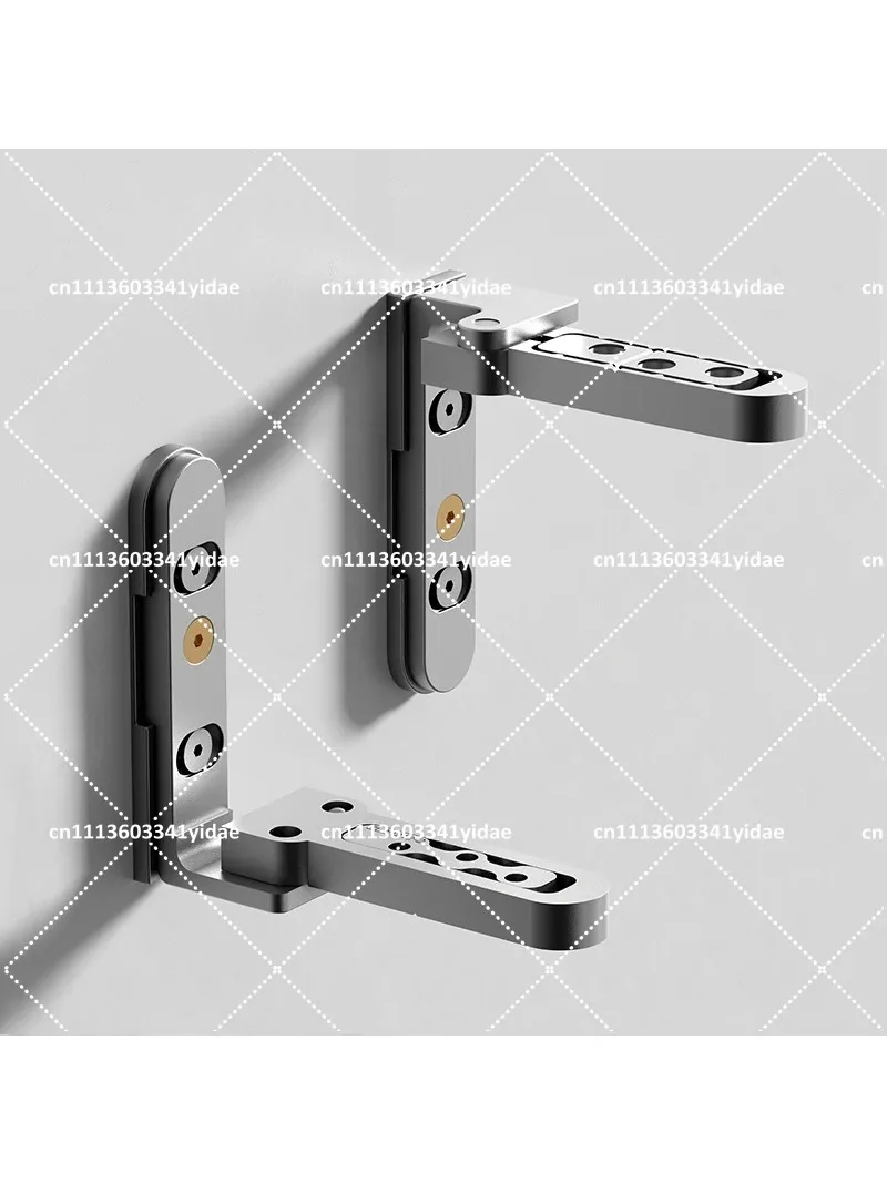 3D Adjustable Stainless Steel Invisible Door Hinge, Up and Down Shaft for Interior Doors