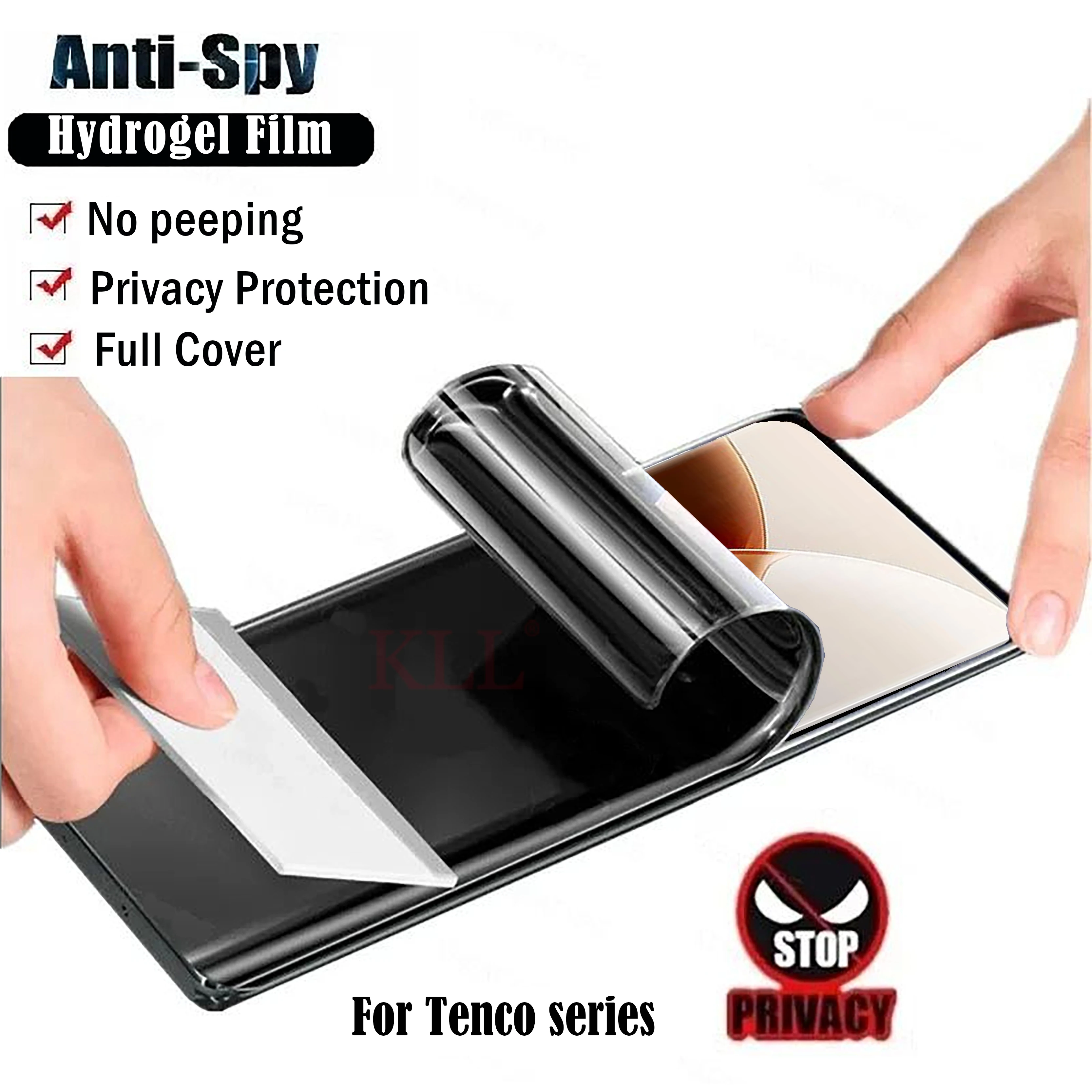 Anti-spy Privacy Soft Hydrogel Film For Tecno Camon 30S Pro Screen Protector for Tecno Spark 20 Pro Plus Phantom X2 Pro No glass