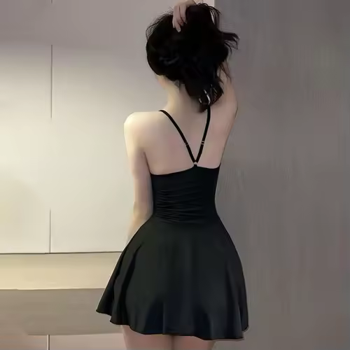Sexy Women Pleated Micro MINI Dress Bandage Smooth Uniform Slip Mini Dress Night Club Outfits Allure Ruffled Dress Backless - Image 2