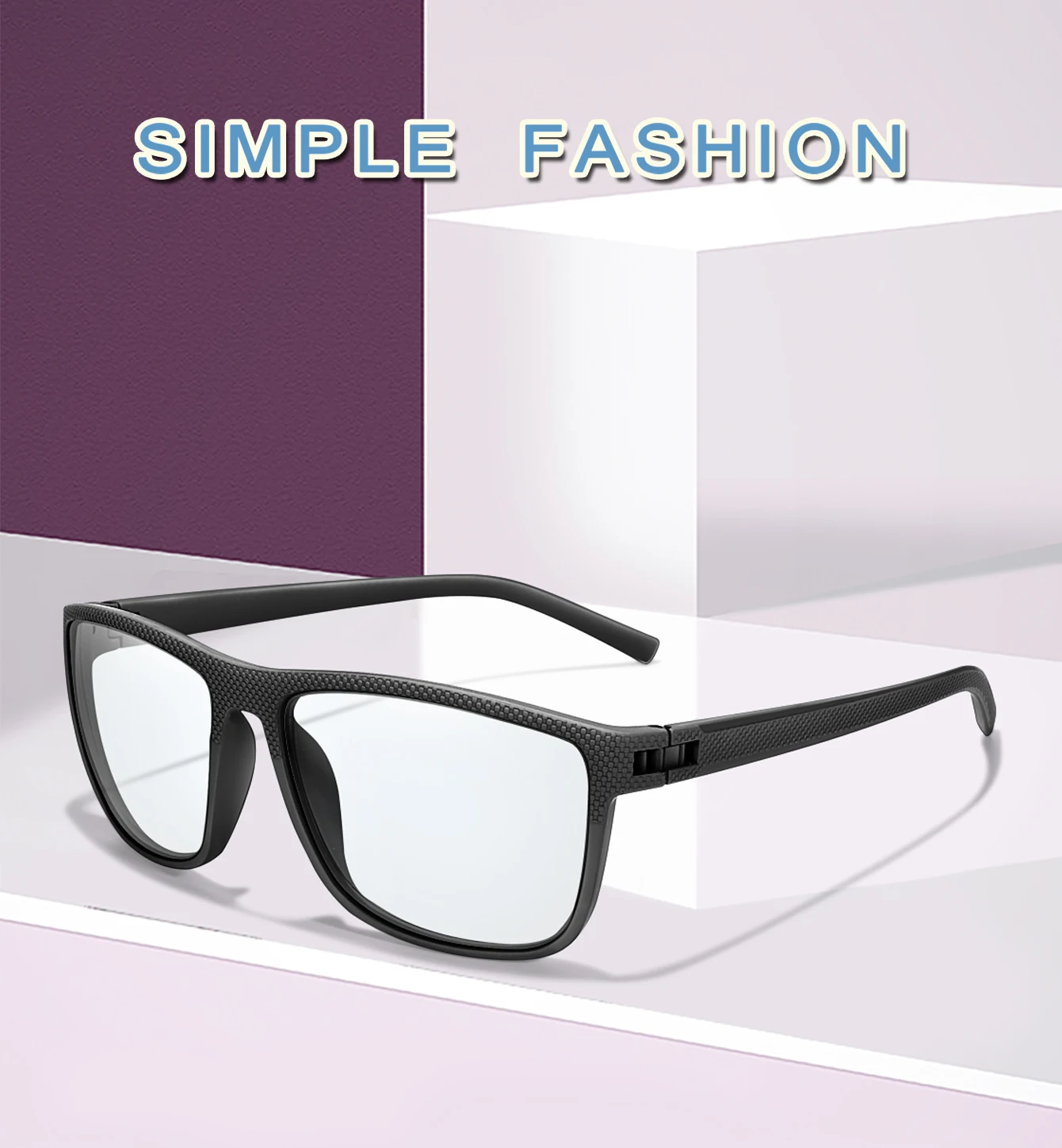 Klassische photochrome Schutzbrille, Radfahren, Sport-Sonnenbrille, quadratische Farbtöne für Männer und Frauen, Outdoor, Laufen, Wandern, Baseball-Brille – Detail 1