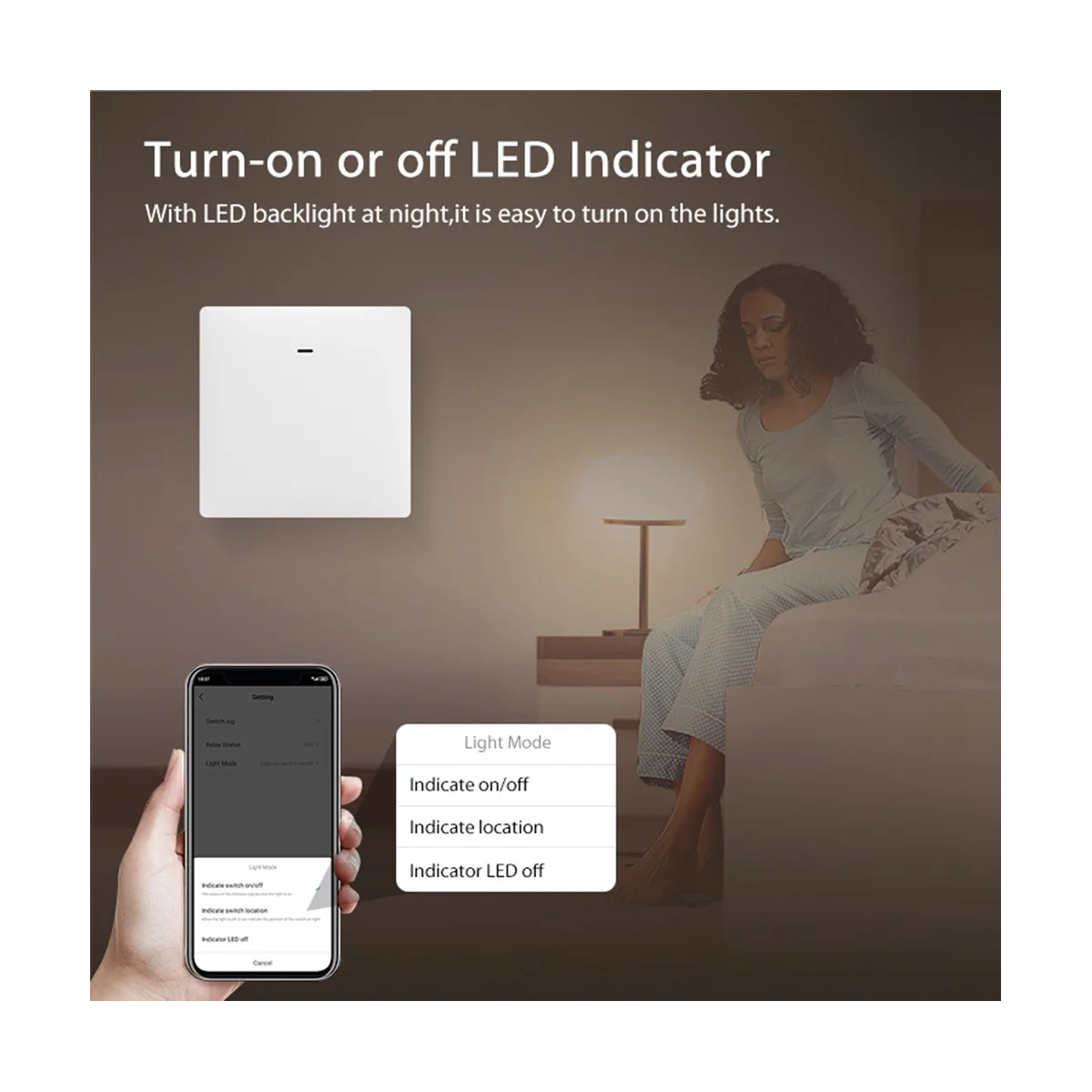 NEO Tuya Wifi Smart Europe One Way Mechanical Light Control Multifunction Switch Tuya Wifi EU Light Switch