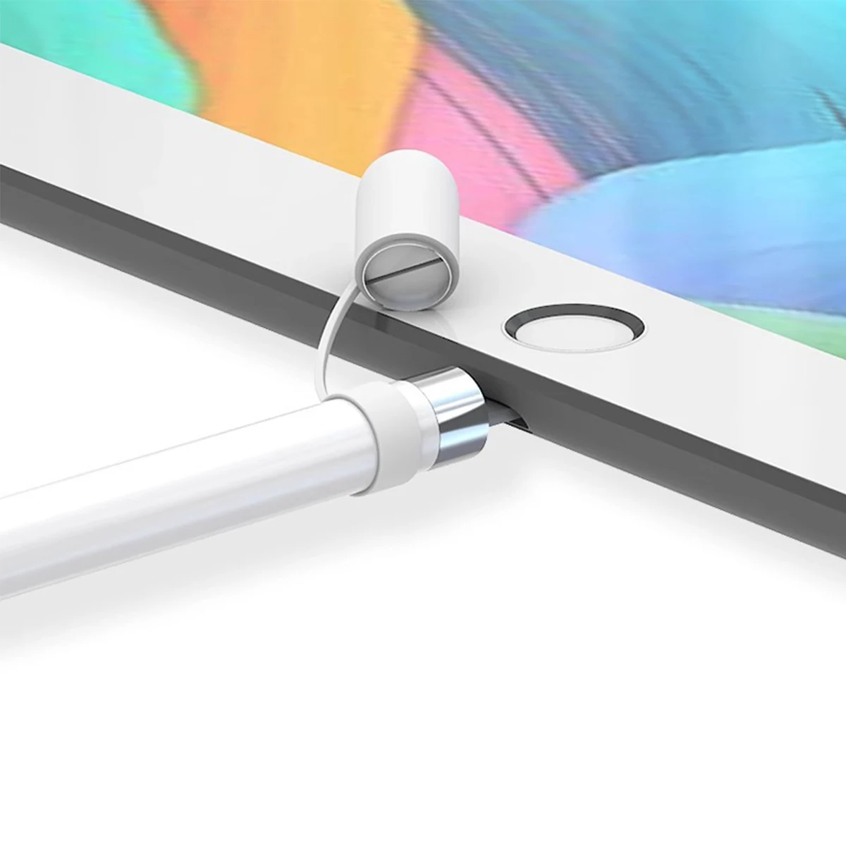 

For Apple Pencil 1st Magnetic Replacement Pencil Caps Pen Top Stylus Cover with Soft Silicon Protective Sleeve for Pencil 1