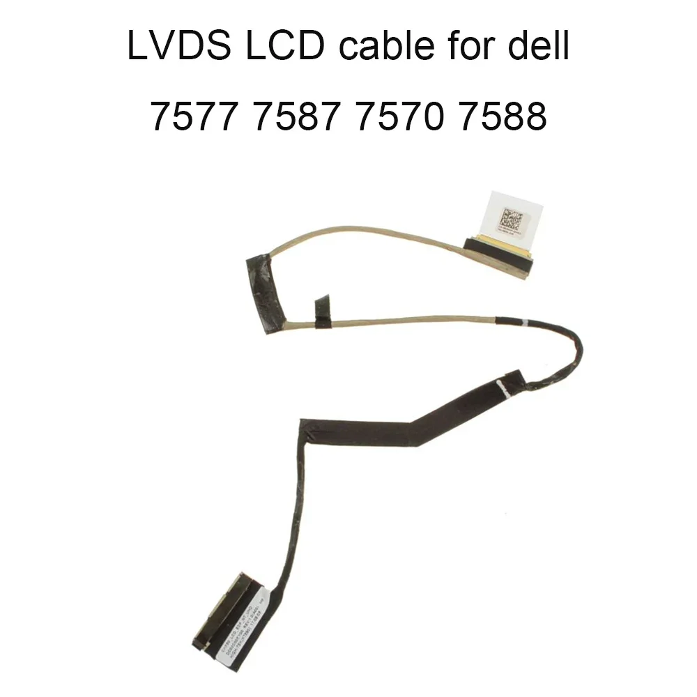 08VWHF Computer Connector LCD LVDS Cable for Dell G7 15 7588  7577 7587 7570 8VWHF DC02C00FY00 4K EDP Screen line 40pin new