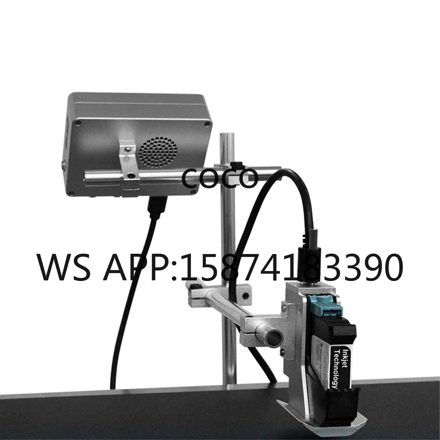 Online Digital Inkjet Printer with 4 Inch Screen, Industrial Inkjet Printing Machine for Plastic Labels