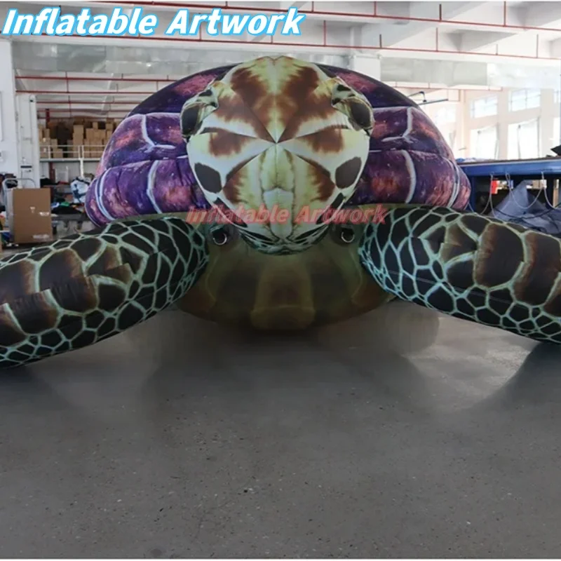 Personalized Sea Turtle Balloon Giant Blow up Tortoise for Oceanarium Decoration Toys