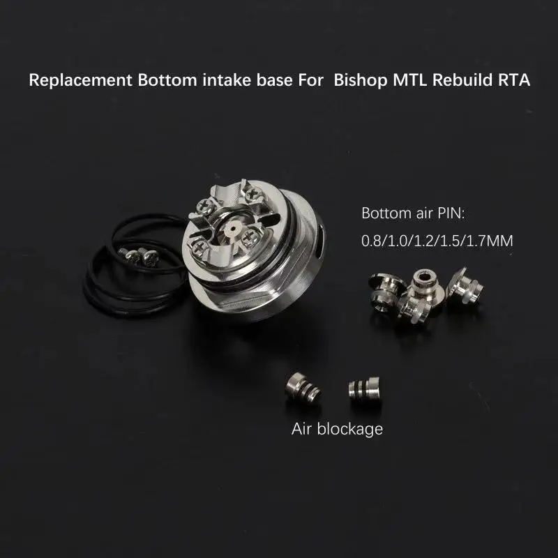 YFTK Ambition Mods Bishop MTL RTA 316SS 0.8/1.0/1.2/1.5/1.7 atomizer tank for coils & atomizers - gallery image 4