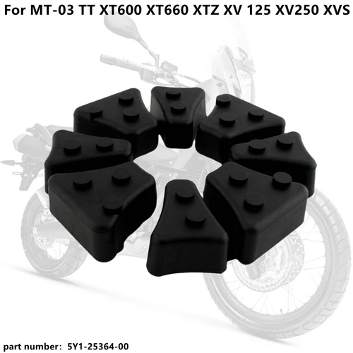 Imagen 1 del producto Juego de amortiguadores de amortiguador trasero para motocicleta, para Yamaha 5Y1253640000 XT600X TTR600, cojín de absorción de impacto, piezas de repuesto de goma para motocicleta