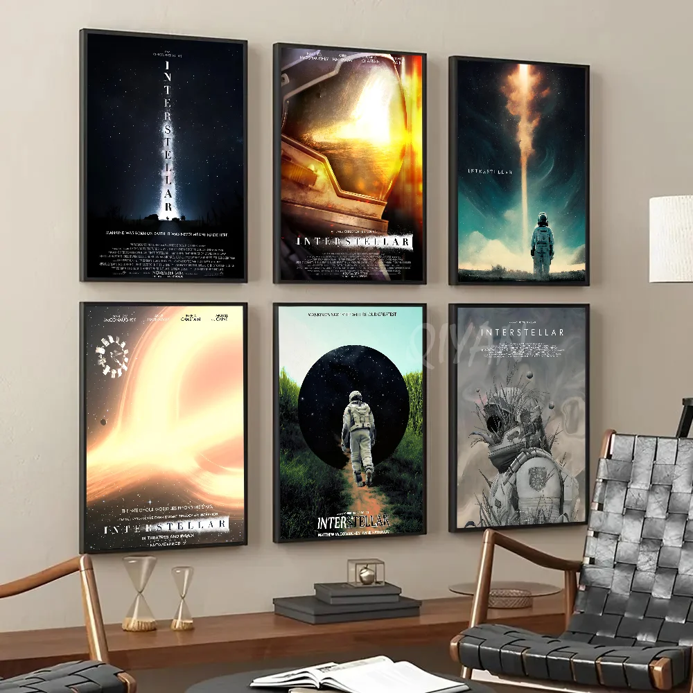 Classic Sci-Fi Movie I-Interstellar Poster Paper Print Home Living Room Bedroom Entrance Bar Cafe Art Painting Decoration