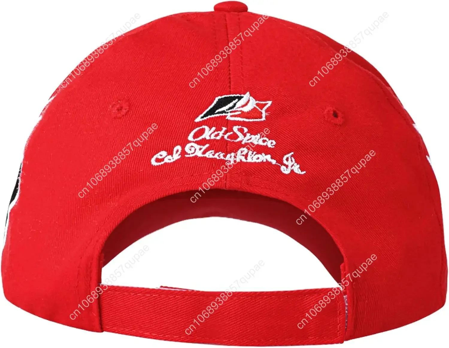 Talladega Nights Old Spice Hat, Ricky Bobby Cap, Casquette de course de baseball brodée, Costume Cospaly d'Halloween Unisexe Rouge