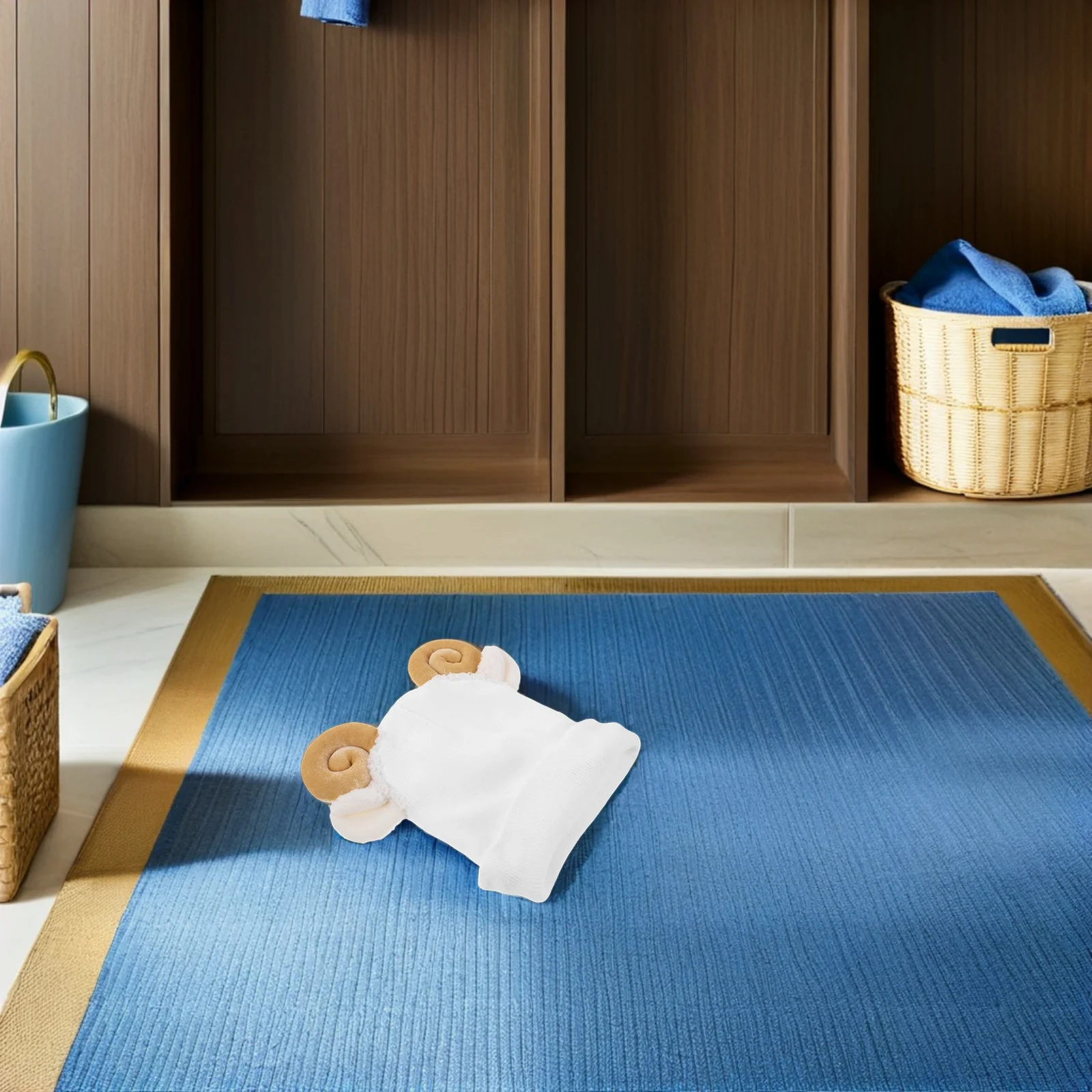 

Cartoon Cover Cute Knitted Ski Snowboard Protector For Winter Sports Universal Fit Washable Warm Accessory