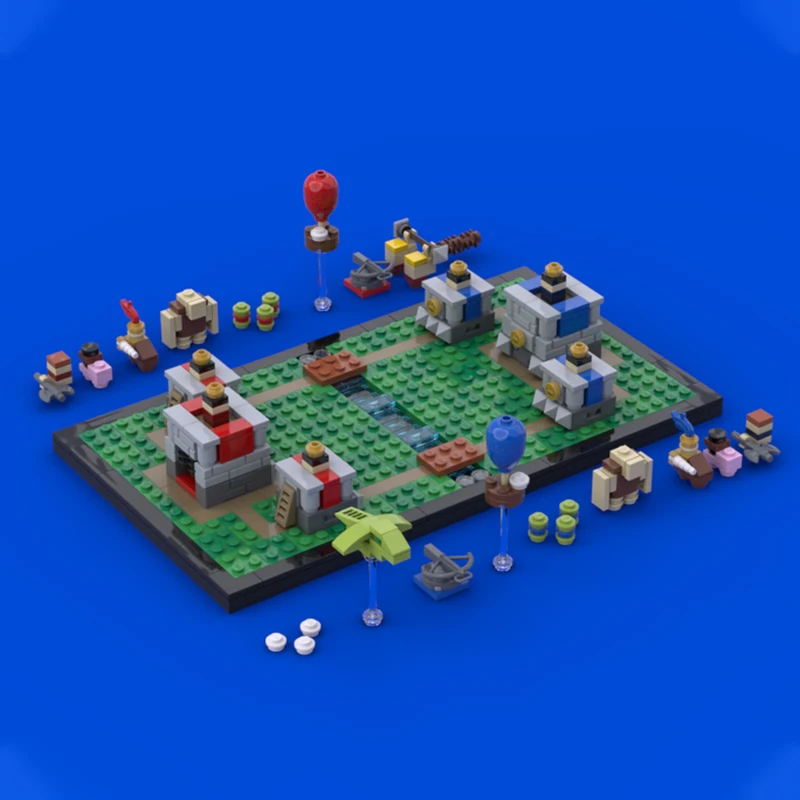

661pcs MOC Clash Royale Games Model Building Blocks Creative DIY Gift Display Decor Assemble Premium Adult Kids Desk Home Toy