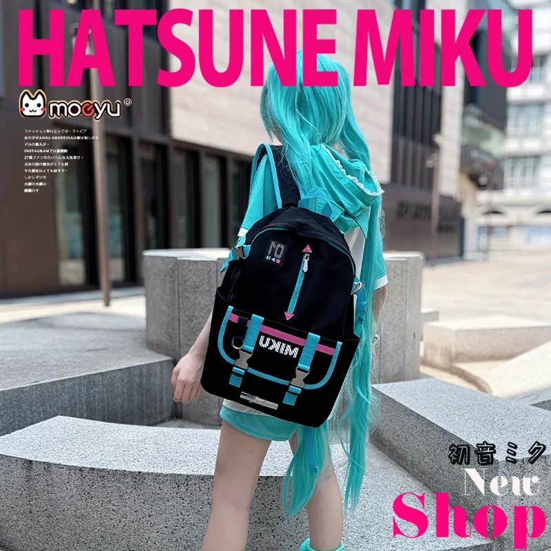 

Hatsune Miku аниме школьный рюкзак для мужчин младших школьников большой емкости для учащихся начальной школы сумка для ноутбука рюкзак подарок для средней школы