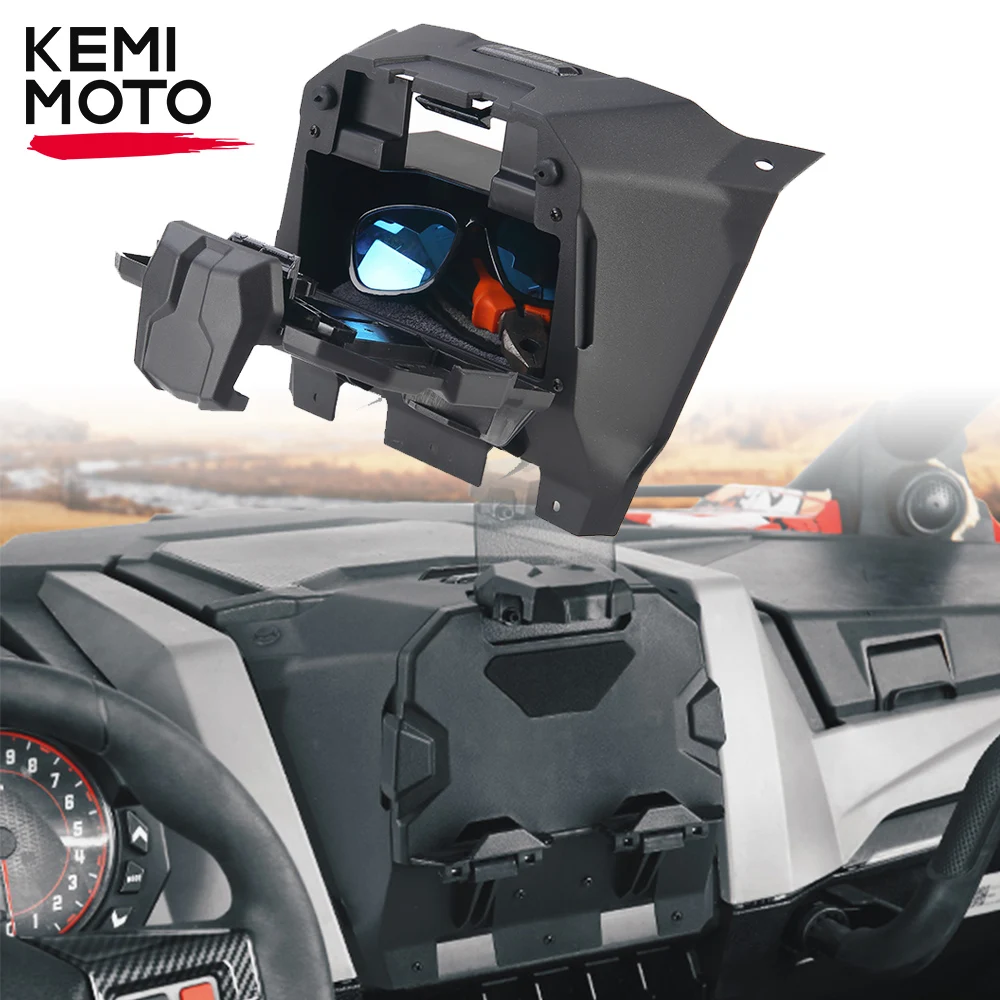 Electronic Device Mounts with Storage Box Phone Holder GPS Compatible with Polaris 2020-2023 RZR PRO XP/XP4 RZR PRO R/Turbo R