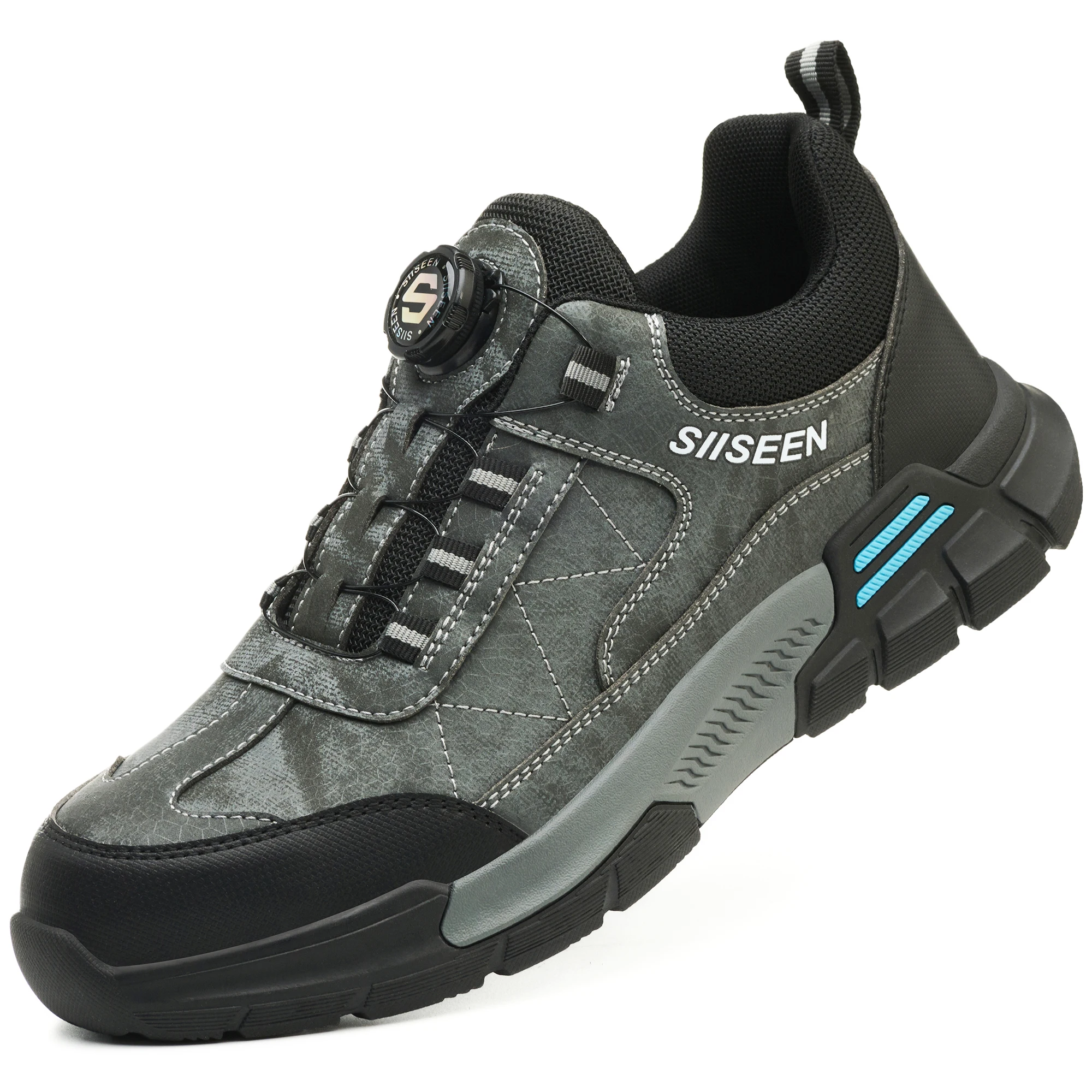Nieuwe veiligheidsschoenen voor heren, lekbestendige werkschoenen, beschermende herenschoenen, slijtvaste werklaarzen Tactische laarzen