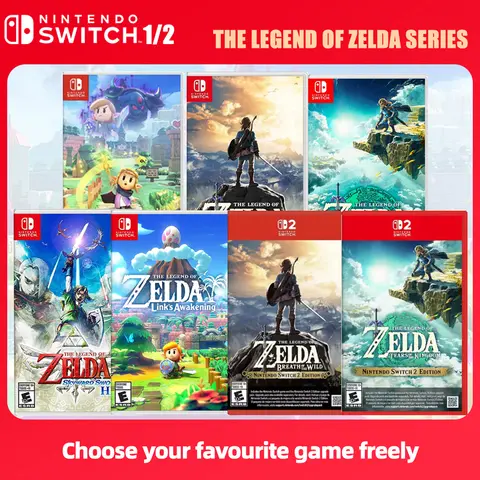The Legend of Zelda Series Game Tears of the Kingdom Skyward Breath of the Wild Echoes of Wisdom Game for Nintendo Switch 1 2