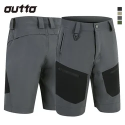 Summer Waterproof Tactical Shorts Men Multi-pockets Outdoor Climbing Camping Fishing Hiking Shorts Wear-resistant Breathable