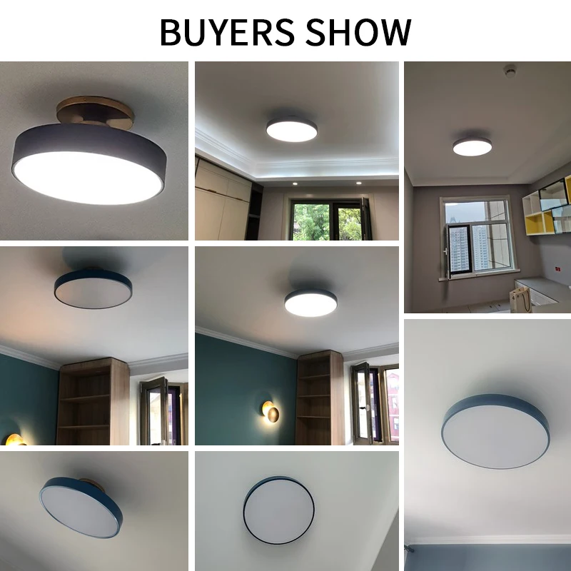 Modern  Led Ceiling  Lamp For Bedroom Round Simple LED Ceiling Chandelier For Living Room Aisle Dining Room Led Ceiling Lights