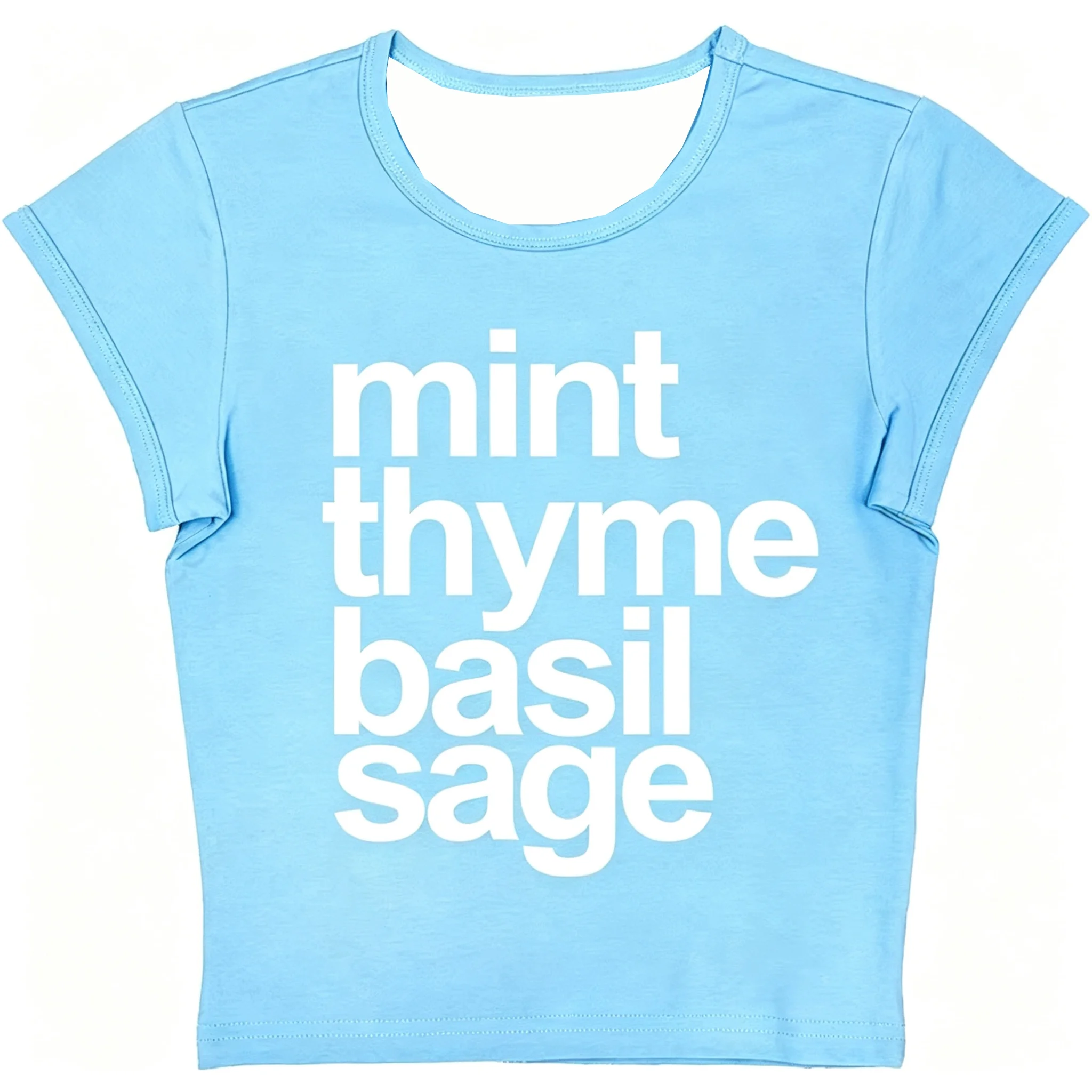 Damen-Sommer-T-Shirt mit minimalistischem Buchstaben-Print und kurzen Ärmeln für Harajuku Y2K Coquette Daily Fresh Cute Fashion Casual Wear – Detail 8