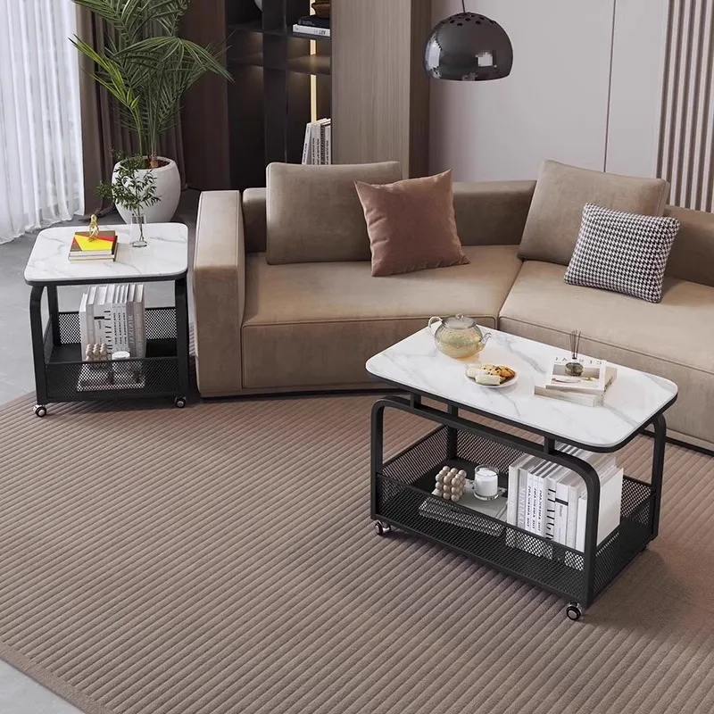 Bedroom Multifunctional Coffee Table Black Cute Mesa Lateral Modern Coffee Table Living Room Mini Mesa De Centro Sala Furniture