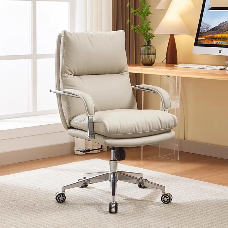 Designer Cushion Office Chair Comfortable Computer Pedicure Mobile Office Chair Swivel Rolling Ergonomic Stoel Trendy Furniture