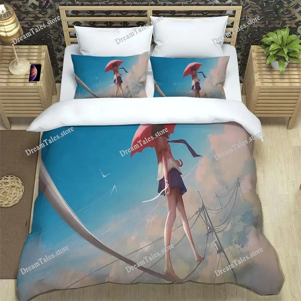 

Fashionable Cartoon Printed Bedding Set Soft and Comfortable Customizable Comforter Bedding Sets Fashion Gift for Friends741