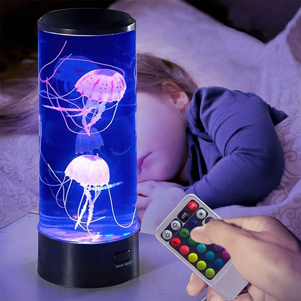 

Color Changing Jellyfish Lamp USB Powered Environmental Protection Mood Light Night Lamp Suitable Bedroom Living Room Study