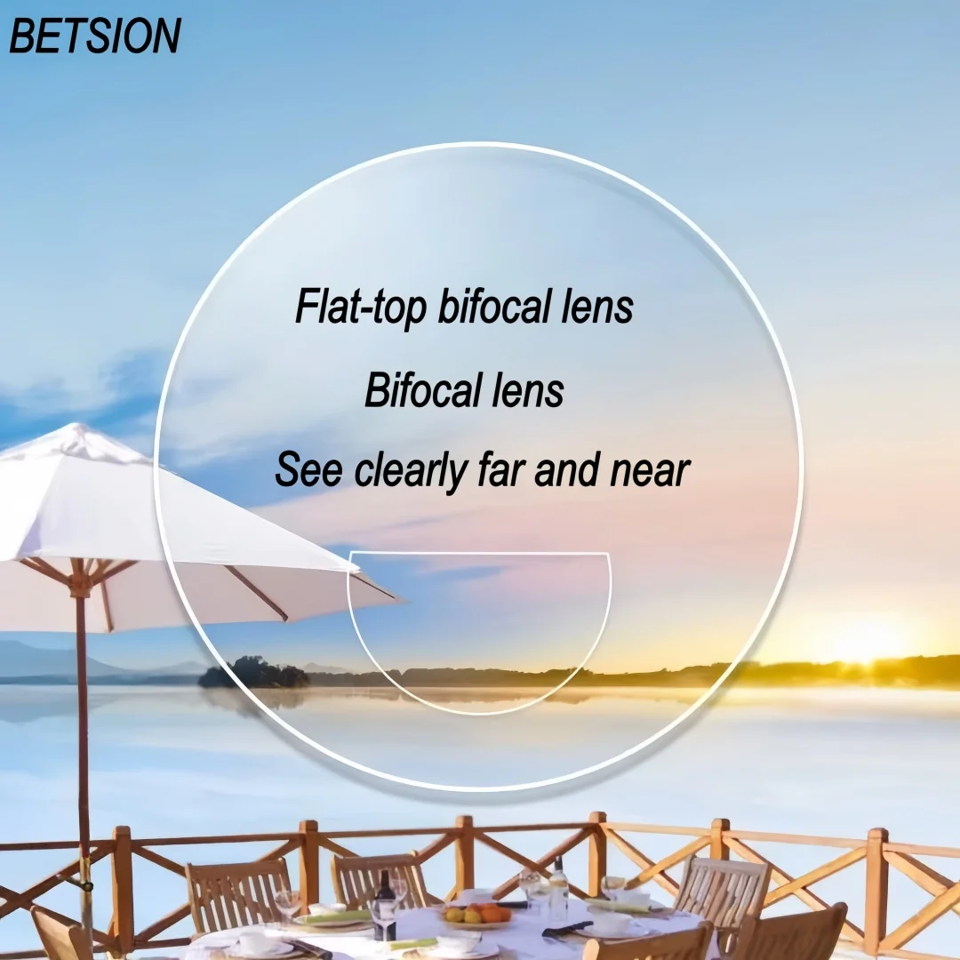 

BETSION 1.56/1.61/1.67/1.74 Bifocal Prescription Lens Glasses CR39 Optical Glasses Lenses Professional Custom Prescription