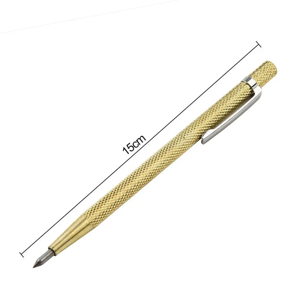 1PC 150mm Metal Tile Cutting Pen Tungsten Carbide Tip Scriber Pen Marking Engraving Pen For Ceramic Wood Carving