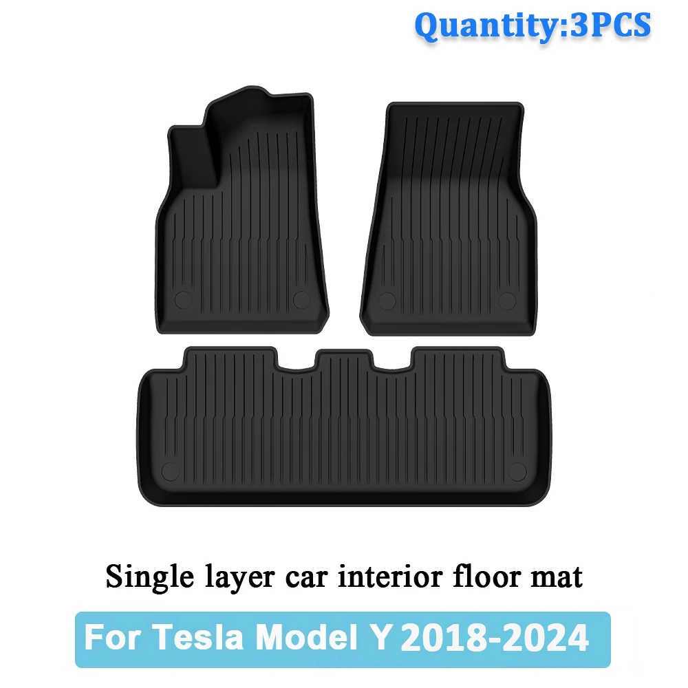 Single floor mats