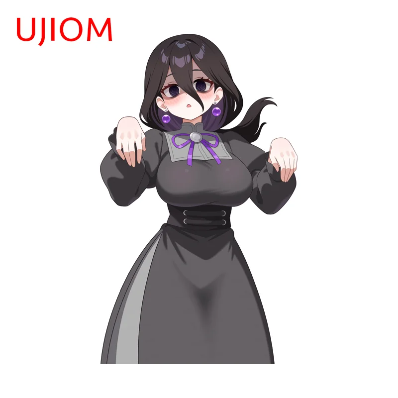 UJIOM Pretty Anime Girl Standing Posture Wall Sticker Trendy Remium Design Sunscreen Edgy Decal Exquisite Wallpapers For Kids