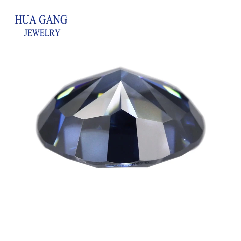 Sapphire Blue Oval Gemstones Synthetic Moissanite Stone Losse Moissanite Gems Pass Diamond Tester With GRA Certificate