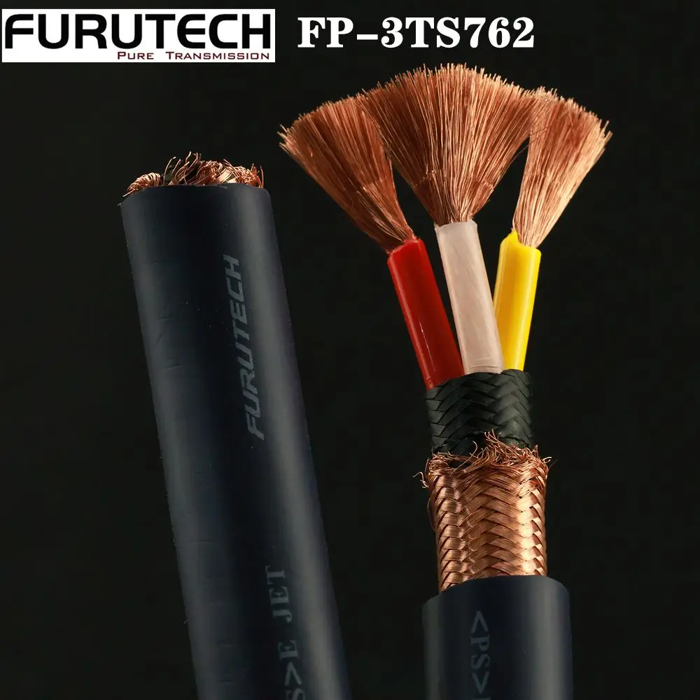 Furutech FP-3TS762 10AWG Alpha OFC Power Cable Bulk Hi-Fi Audiophile AC Power Cord DIY Wire
