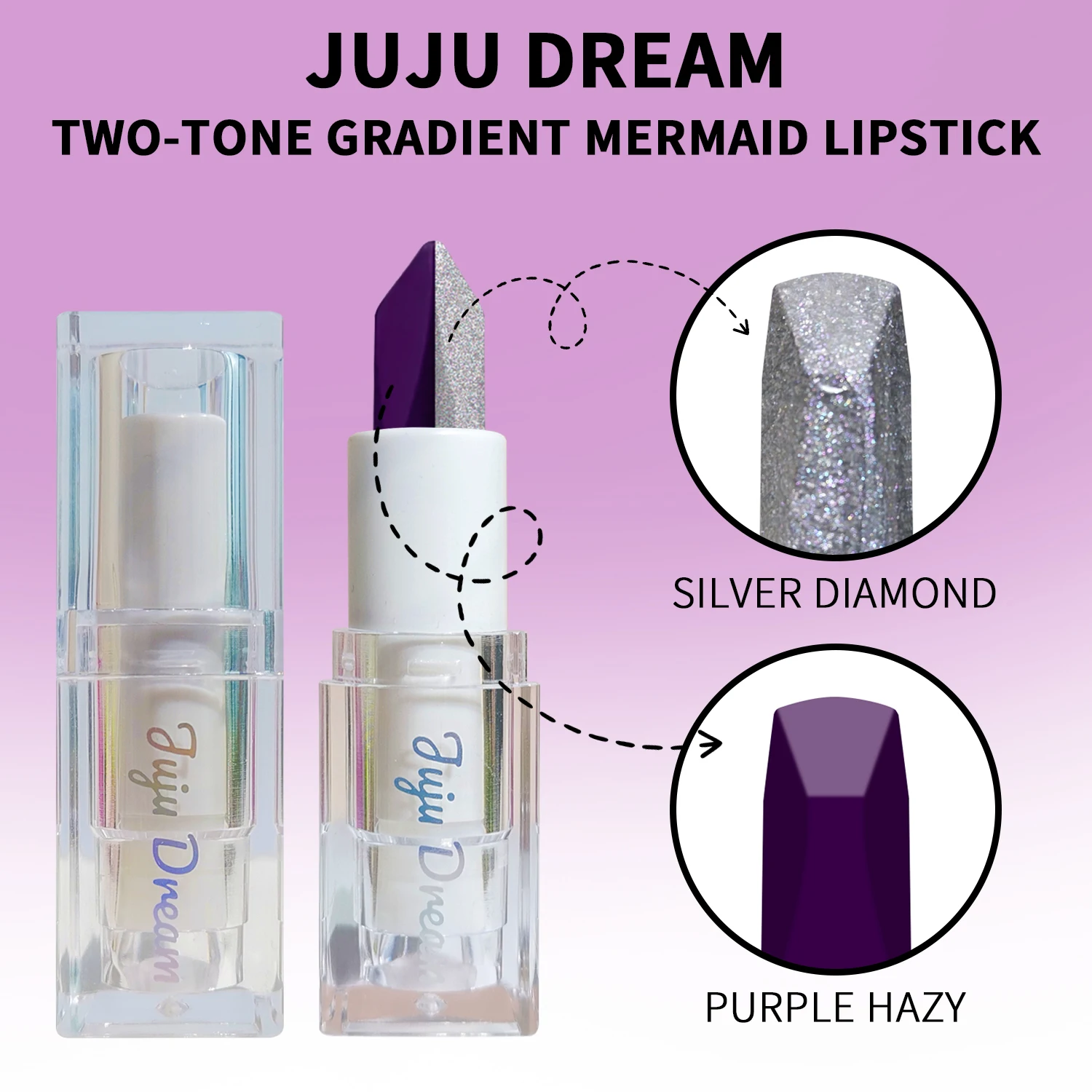JUJU DREAM Rossetto magico Temperatura Cambia colore Lip Stain Gloss Balsamo per labbra idratante e impermeabile a lunga durata