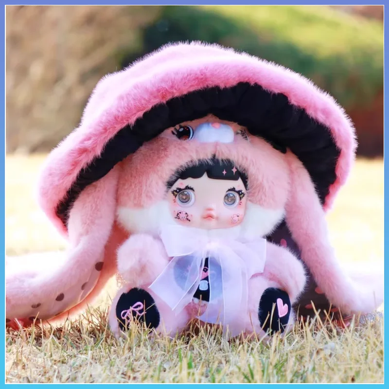 

Genuine Nommi 400% Mushroom Cap Blind Box Big Vinyl Plush Doll Collection Decoration Toys Mystery Box Girl'S Birthday Gift