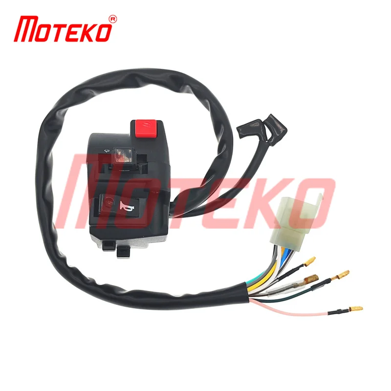 

BX16120045 MOTORCYCLE LEFT HANDLE SWITCH TURN SIGINAL INDICATOR SWTICH FAR NEAR LIGHT SWITCH HORN BOTTON FOR MOTOMEL SKUA200