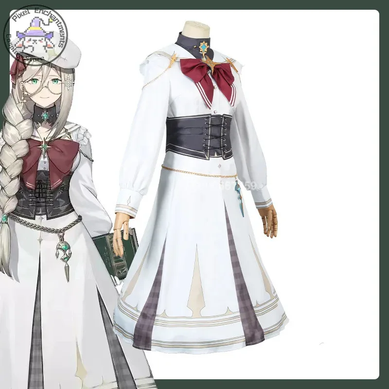 

Aia Amare косплей Vtuber Nijisanji ILUNA костюм комплект для женщин милая аниме униформа талии платье для вечеринки на Хэллоуин косплей